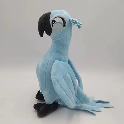 New Rio 2 Movie Cartoon Plush Toys 30Cm Blue Parrot Blu & Jewel Bird Dolls Christmas Gifts for Kids Plush Toy