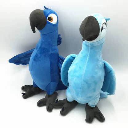New Rio 2 Movie Cartoon Plush Toys 30Cm Blue Parrot Blu & Jewel Bird Dolls Christmas Gifts for Kids Plush Toy