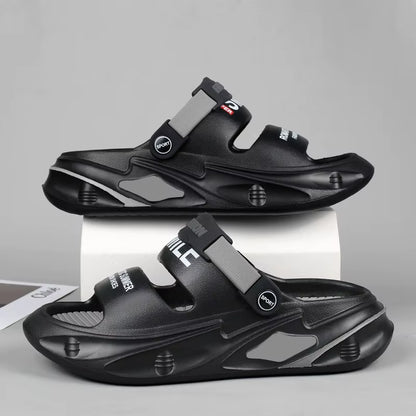 Fashion Men Outdoor Sandals Slippers Beach Comfortable Thick Sole Clogs Men Casual Shoes Garden Shoes Men Women Beach Sandals