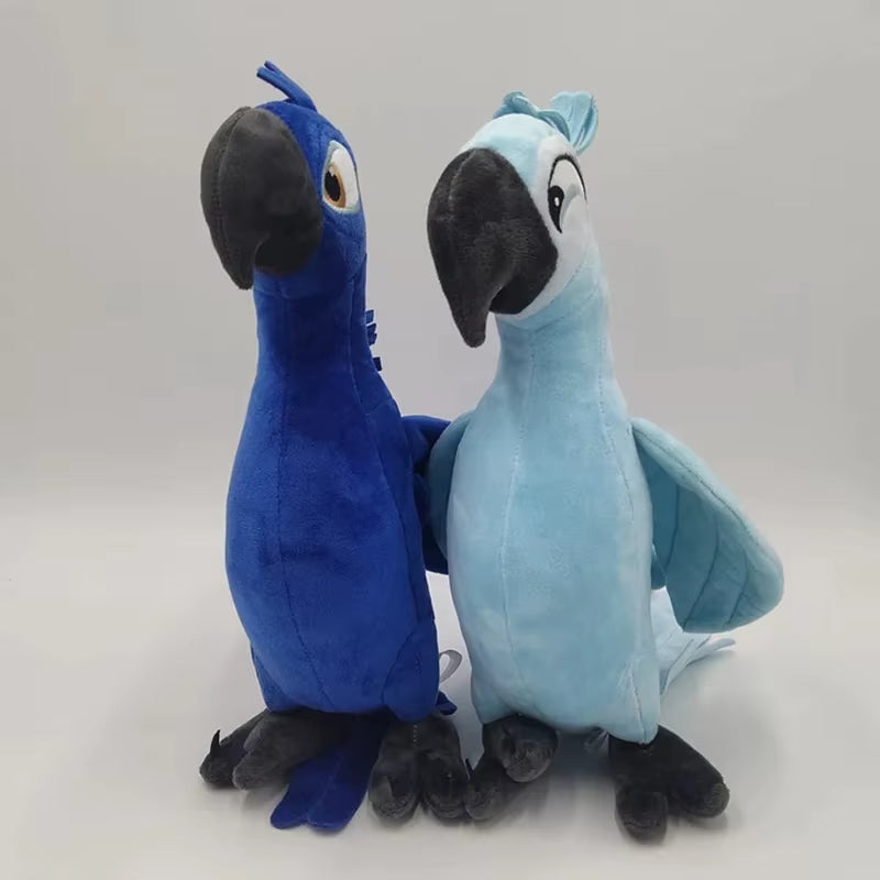 New Rio 2 Movie Cartoon Plush Toys 30Cm Blue Parrot Blu & Jewel Bird Dolls Christmas Gifts for Kids Plush Toy
