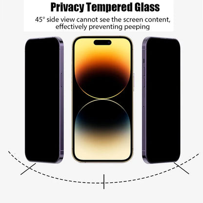 For Iphone 16 17 15 14 Pro Privacy Tempered Glass for Iphone 15 14 13 12 11 Pro Max Iphone14 Iphone13 Iphone16 Iphone 16 Pro anti Spy Screen Protector Iphone 14Pro