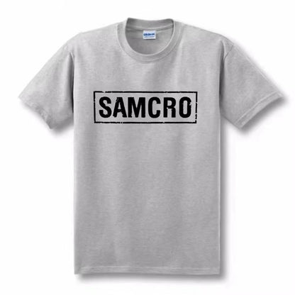 Sons of Anarchy SAMCRO Print T-Shirt Men Women Trend Hip Hop Rock Oversized Short Sleeve Tee Cotton T Shirts Clothes Tops 65051