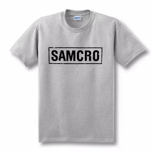 Sons of Anarchy SAMCRO Print T-Shirt Men Women Trend Hip Hop Rock Oversized Short Sleeve Tee Cotton T Shirts Clothes Tops 65051