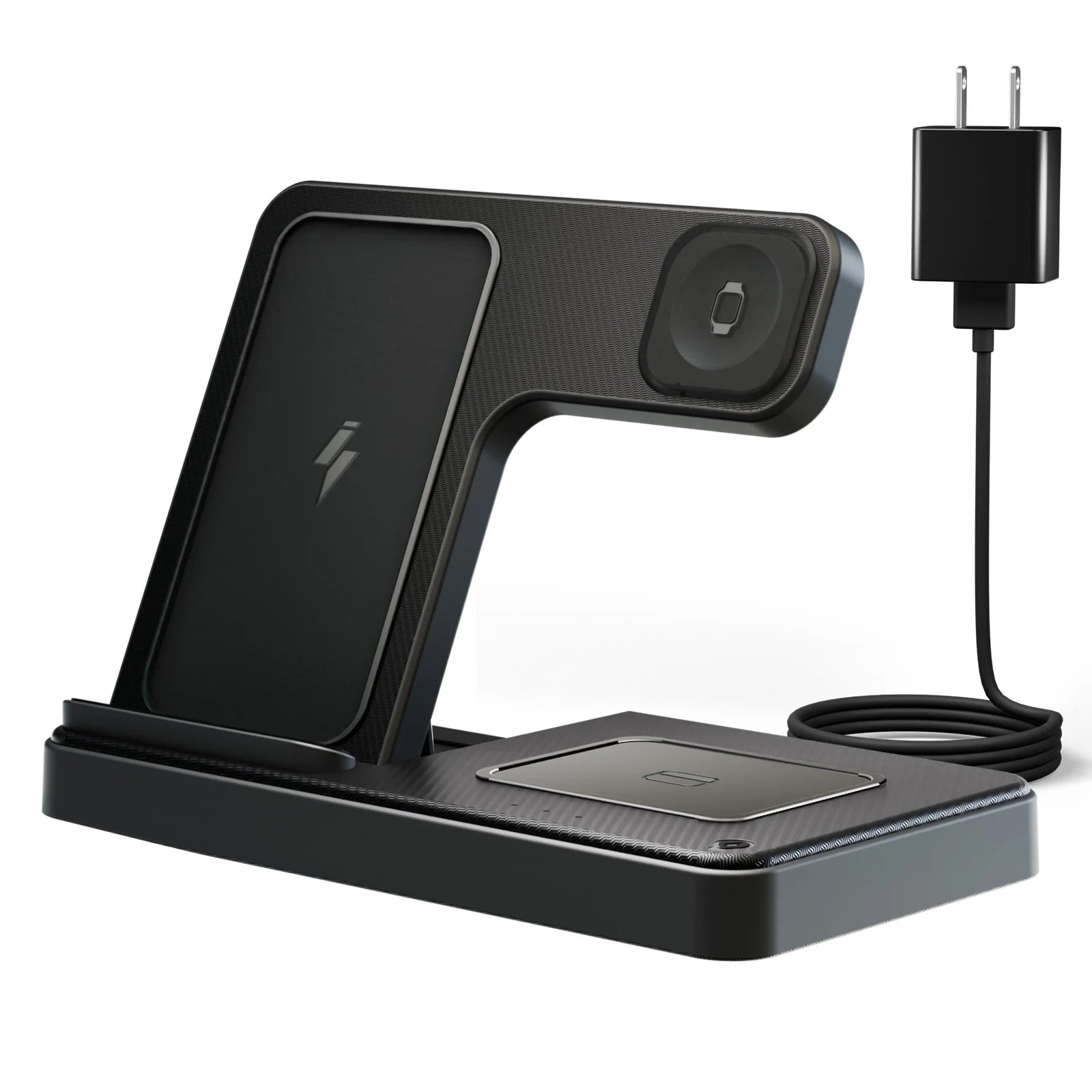 Wireless Charger, Magnetic Charging Stand Compatible with Iphone 16 15 14 13 12 11 Pro Max plus XS XR X 8, Charger for Apple Watch 9 8 7 6 5 4 3 2 SE, for Airpods 3 2 Pro, 3 in 1 Charging Station