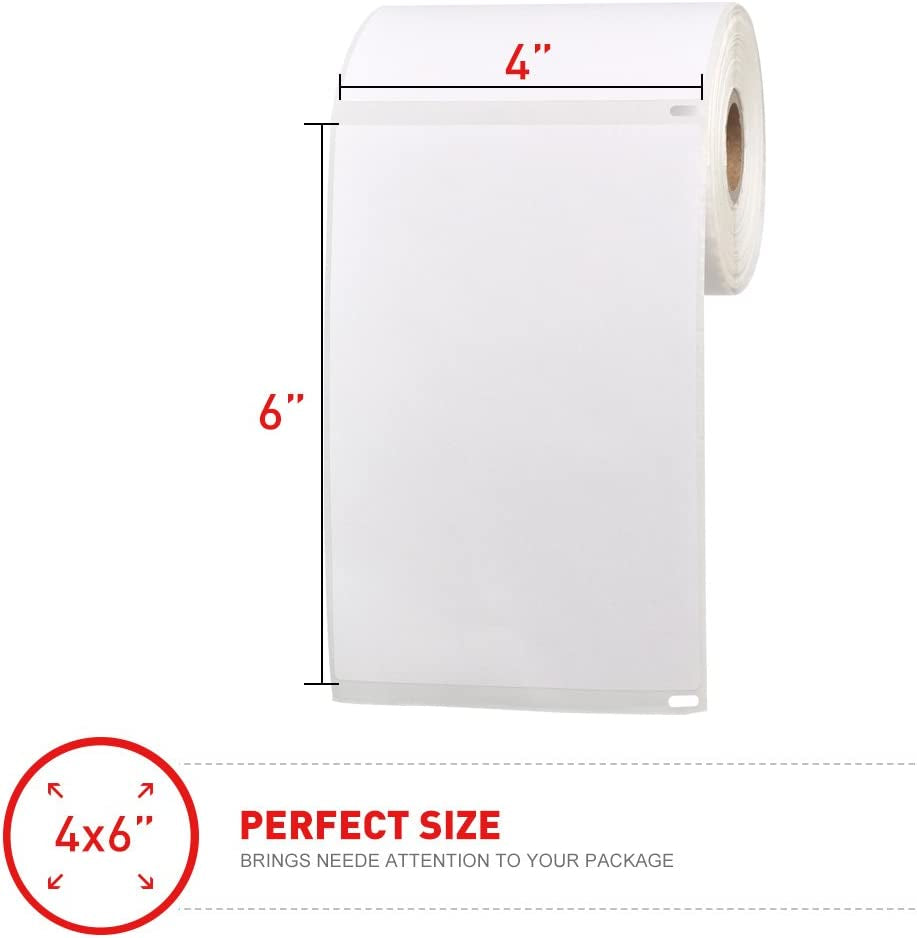 [2 Rolls, 440 Labels] 4”X 6” Postage Thermal Shipping Labels Compatible with Dymo 4XL 1744907 Labelwriter