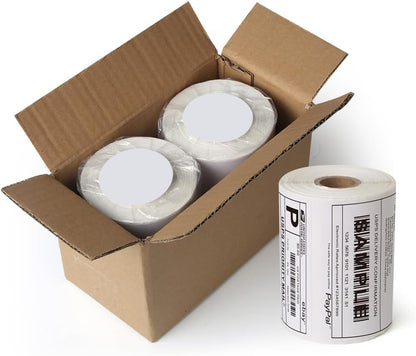 [2 Rolls, 440 Labels] 4”X 6” Postage Thermal Shipping Labels Compatible with Dymo 4XL 1744907 Labelwriter