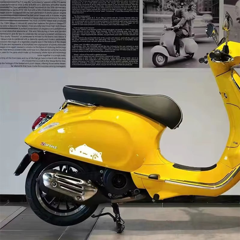 Cute Cat Car Stickers Covering Scratches Car Decoration Window Stickers Laser Car Window Sticker Wall Decor Truck Vehicle