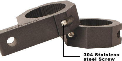 Roll Bar Clamps 1.75 Inch-Pack 4 Tube Clamp Bracket 1 3/4 Inch Roll Bar Mounting Brackets for UTV Truck Light Mount (1.75"-Clamp Mount Kit)