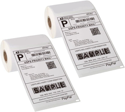 [2 Rolls, 440 Labels] 4”X 6” Postage Thermal Shipping Labels Compatible with Dymo 4XL 1744907 Labelwriter